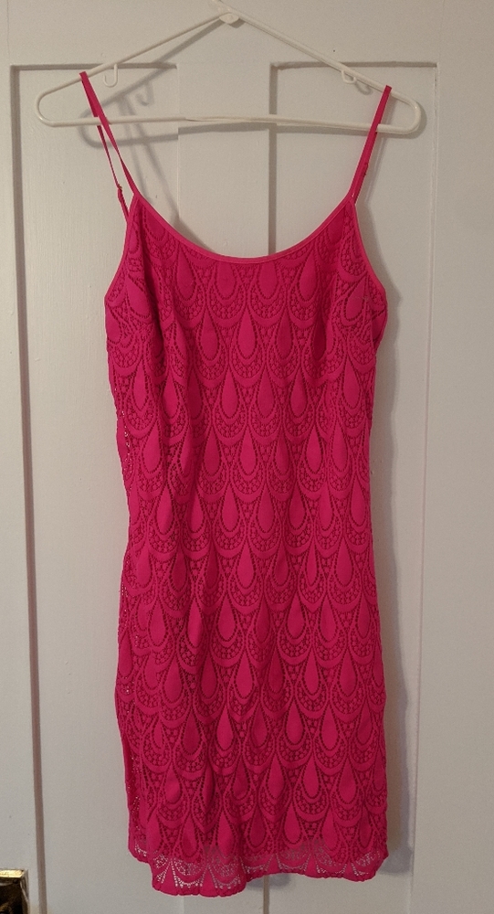 Lilly Pulitzer spaghetti strap lace dress